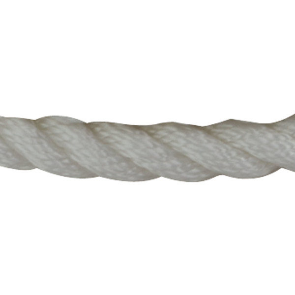 Sea-Dog Sea-Dog 301112600WH Twisted Nylon Rope Spool - 1/2" x 600', White 301112600WH